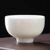 Chaxun 'A Thousand Li of Rivers and Mountains' Mutton Fat Jade Porcelain Tea Cup