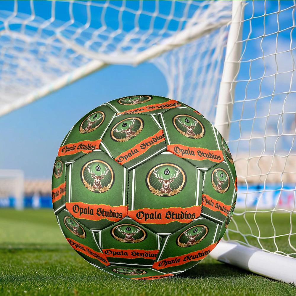 J?germeister: The Spirit Of Tradition Size 5 Soccer Ball, Suitable for Training and Matches, High-Elasticity, Wear-Resistant Material Gift for Fan