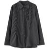Long Sleeve Plus Size Cotton Vintage Shirts & Blouses for Blouse Casual Loose Spring Autumn Tops Women Button Up Shirt