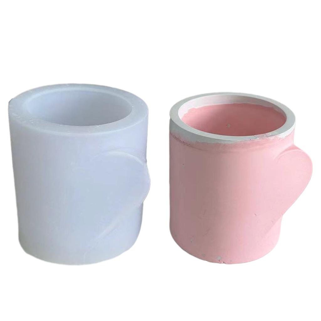 Resin Jar Molds Silicone Pen Pencil Container Mould Jewelry Organizers Mold Storage Jar Epoxy Casting Molds Pen Holder