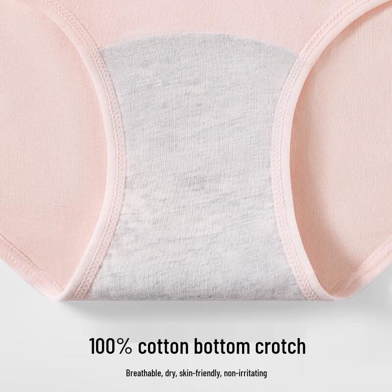 Cosmo Lady Women's Seamless Baby Cotton Antibacterial Briefs 4-Pack