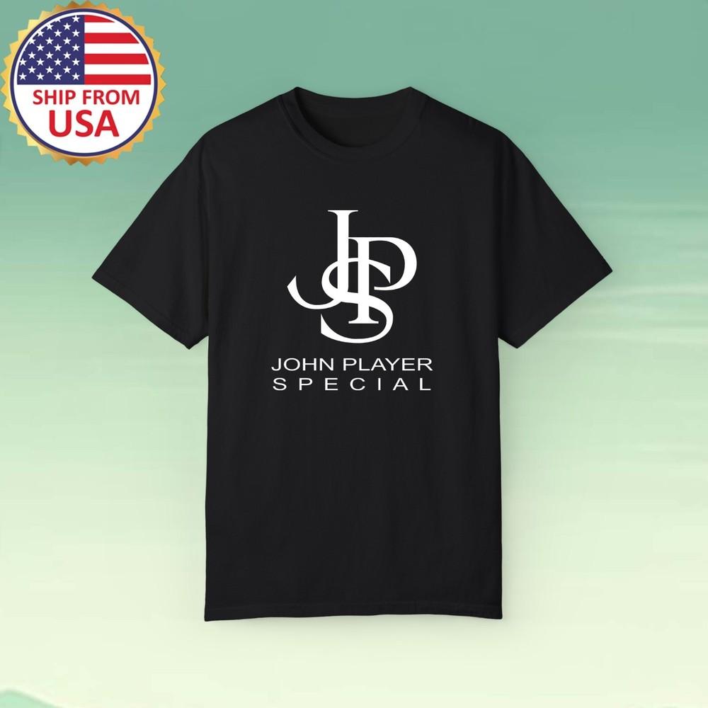 John Player Special Men#039;s Black Size S5XL Unisex T-Shirt XXL