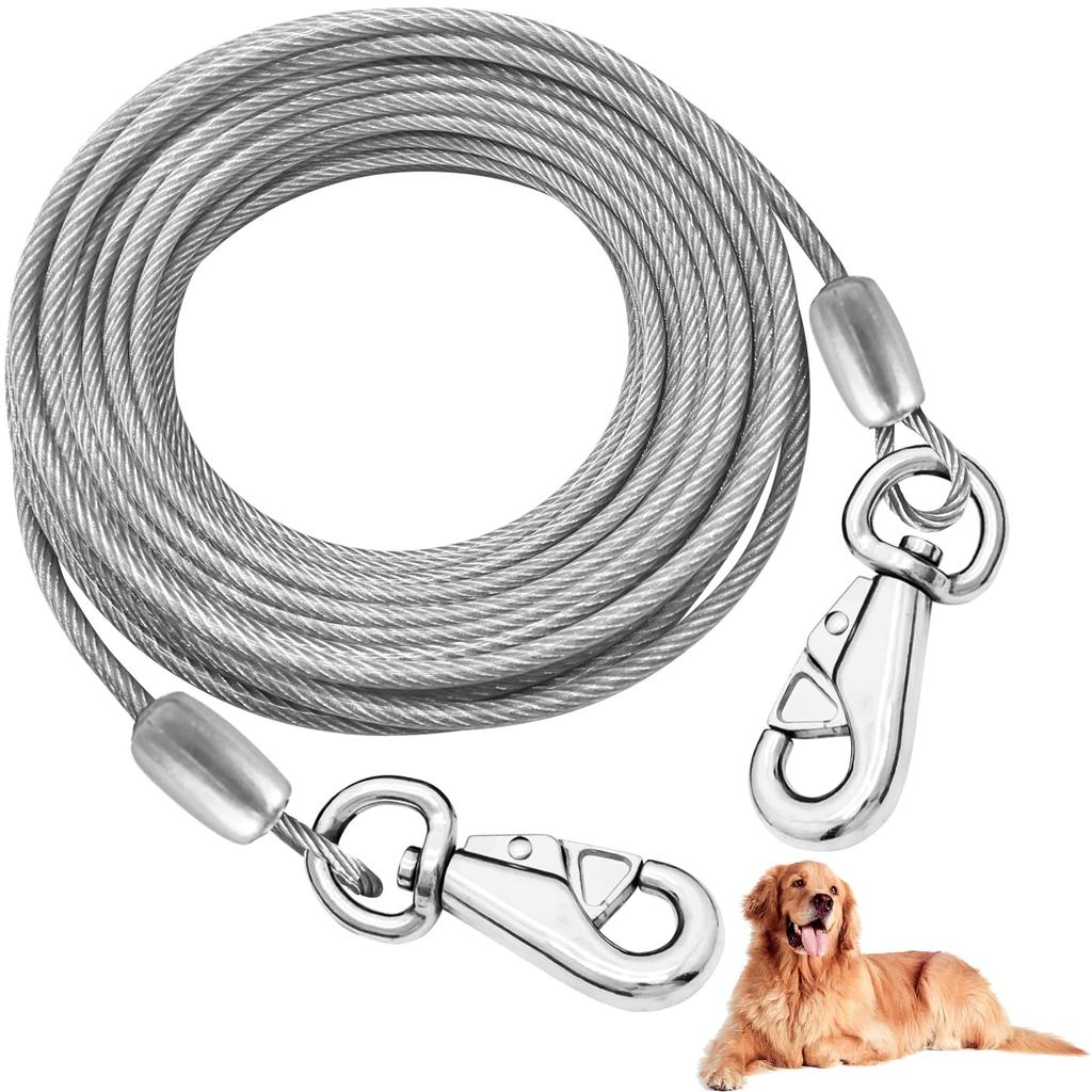 MiderHao Mooring Cable Dog Leash Garden Dog Runner Dog Cable 60KG Outdoor Dog Chain 2m/3m/4.5m