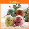 Adorable Plush Apple Fruit Milk Tea Cup Keychain Soft Short Plush Toy Gift