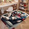 Harley Quinn Joker Print Rug, Washable Floor Carpet, For Entryway Dorm Laundry Room Office Study, Home Decor Birthday Christmas Gift