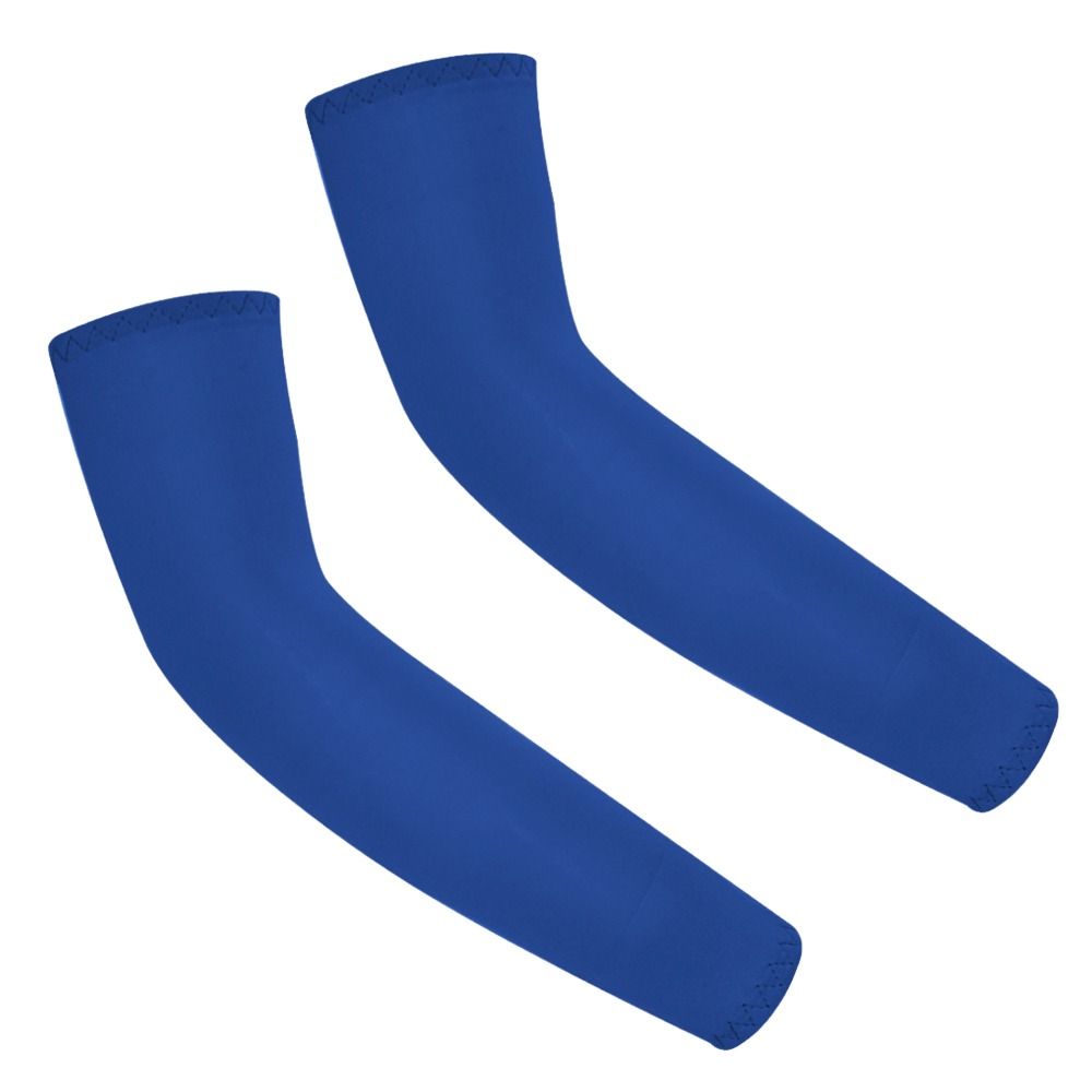 1 Pair Kids Sports Cooling Arm Sleeves Cover Sun UV Protection For 5-12 Years Girls Boys Elastic Ice Cuff Cycling Arm Warmer