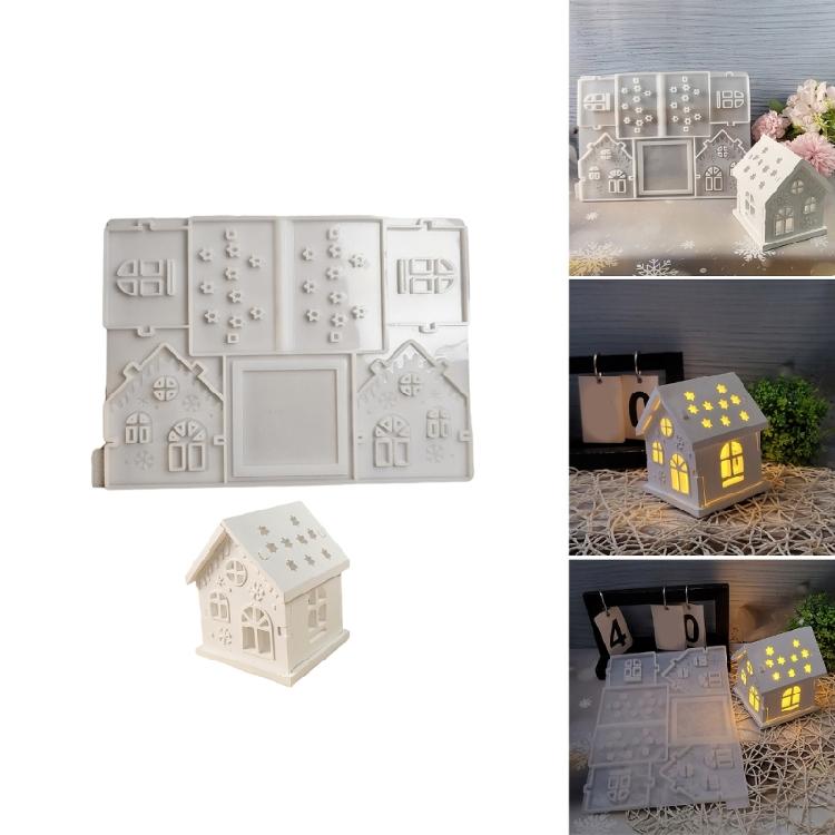 Versatile Christmas Sturdy Silicone Mold for Epoxy Resin Castes Portable for Making Unique Designs and Artistics Molds