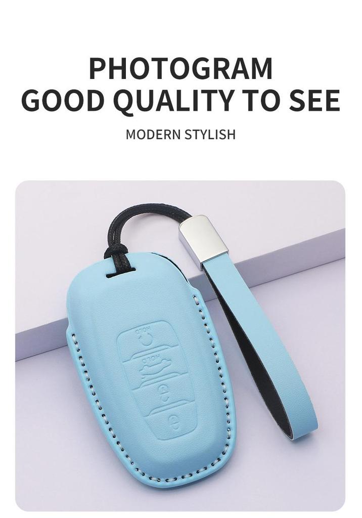 Key Cover and Buckle for Hongqi: HS5, H5, H9, HS7, H6, HS3, HQ9, and EH7 Models