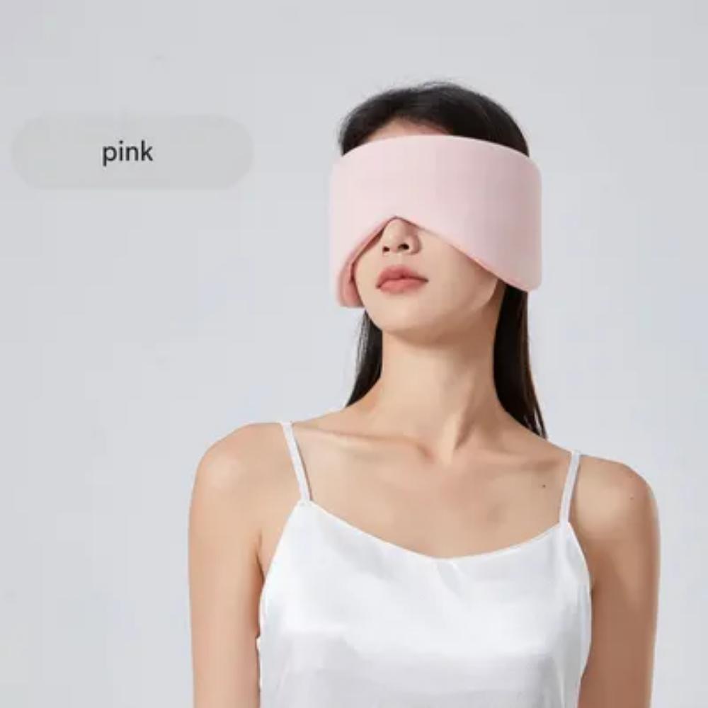 

Комфортная маска для сна с полной защитой 2 шт. розовый