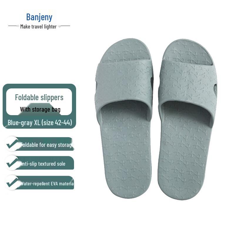 

Ban Zhe Ni Portable Folding Travel Slippers