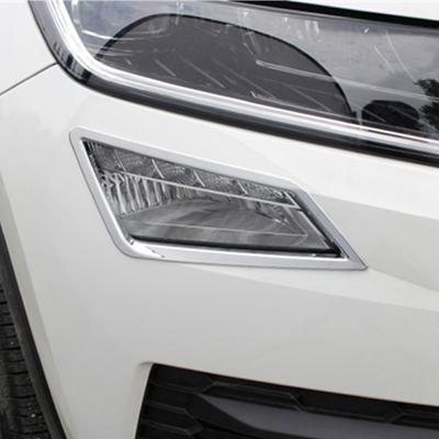 Für Skoda Kodiaq 2017 2018 Karosserie Nebelscheinwerfer Lampenhauben Augenbraue Rahmen Stick ABS Chrom Abdeckung Trim