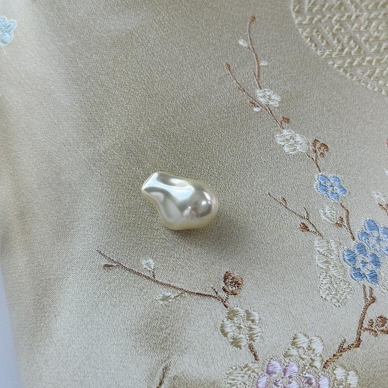 Botões Decorativos Estilo Pérola Yisen para Jaqueta Cheongsam Feminina e Cardigã Tricotado