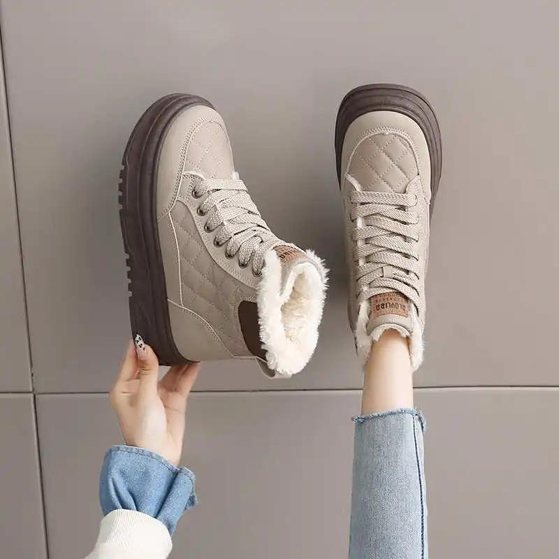 Fashion Hi Top High Top 38 Size Sneakers Loafers Women Sports Shoes Brand Women Postal Boots Clearance Cool Chassure New Style