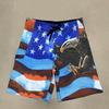 2024 Summer Men's Quick-Dry Eagle Print Beach Shorts