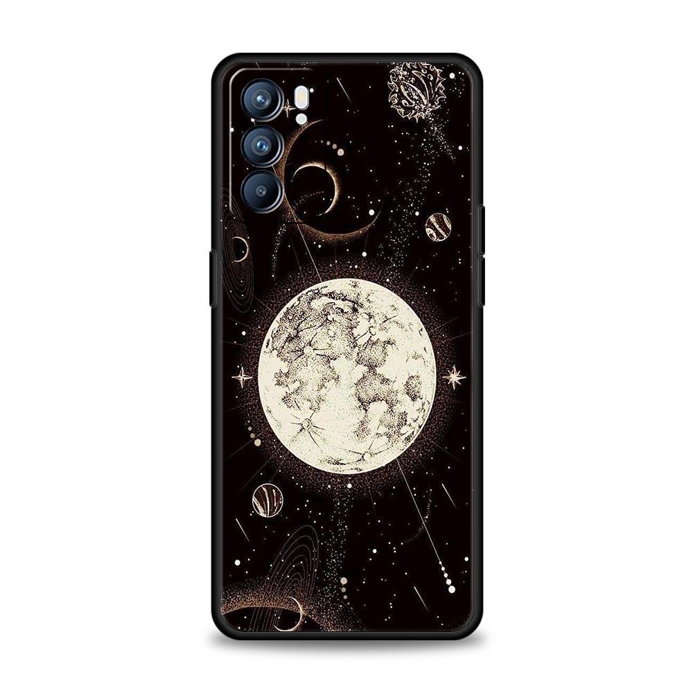 Case For Oppo Reno13 Reno12 Reno11 F Reno10 Pro A54 A53 A95 A76 A57 A98 A80 A79 5G A78 4G Cover Starlit Sky Planet Space Art