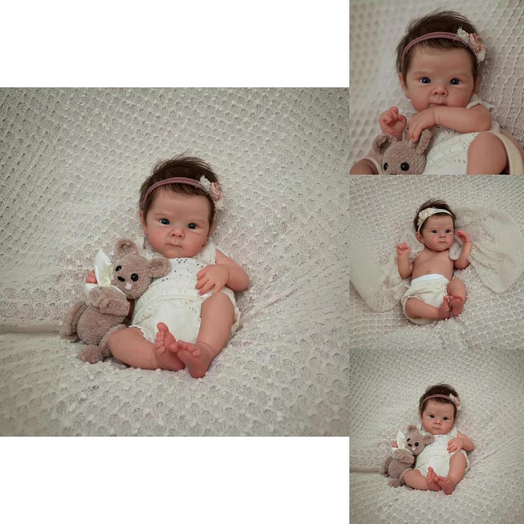 Silicone Reborn Baby Doll With 3d Painted Features For Collectors And Gifts