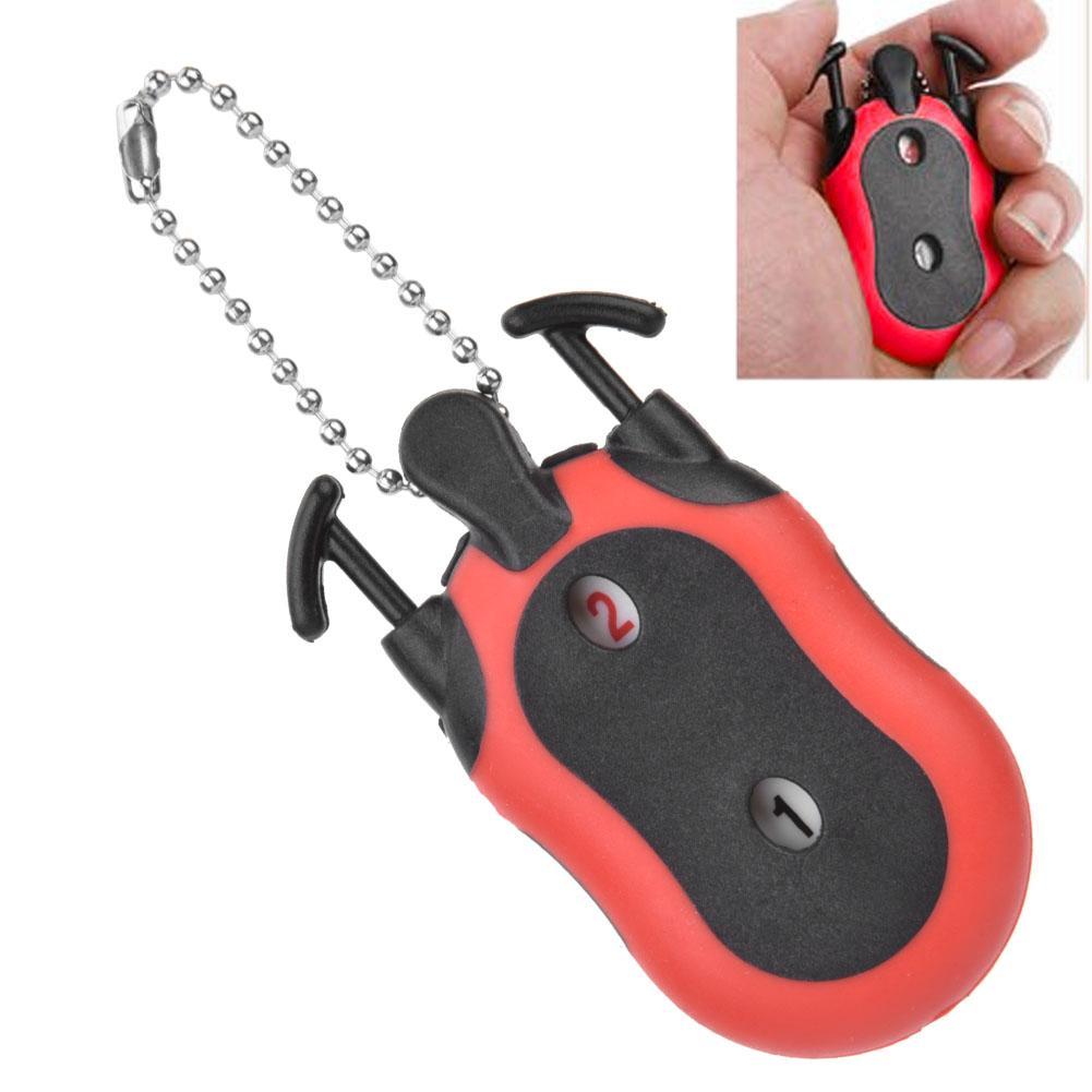 Portable Golf Bag Shape Golfing Score Counter Training Practice Competition Accessory (red)