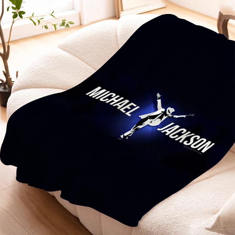 Flannel Warm Winter Blankets Michael Jackson Microfiber Bedding Knee Bed Fleece Custom Nap Decorative Sofa Fluffy Soft Blankets