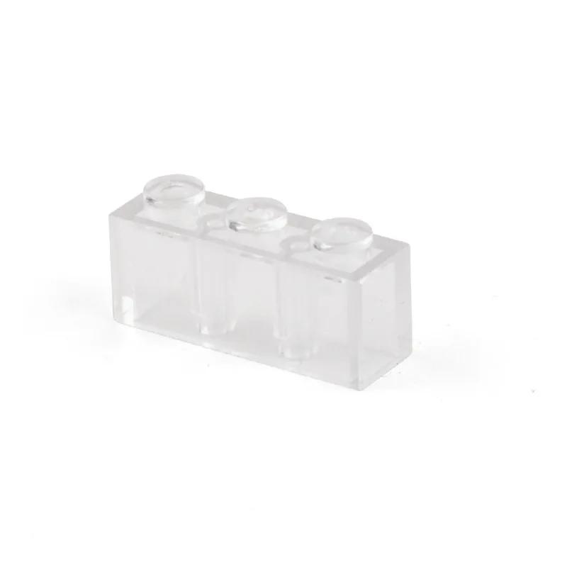Blocs de Construction Blanc Transparent Non Toxique Briques Figures Épaisses Éducatif Créatif Taille Compatible Autres Marques Plastique Jouets DIY Accessoire