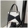 Women's Bag 2025 New Trendy Handbag Korean Version Personalized Contrasting Color Splicing Large-capacity Fashionable Shoulder Messenger Bag