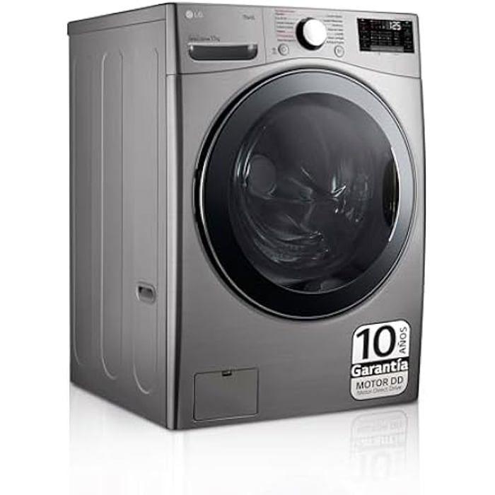 Lave Linge - LG - F1P1CY2T - 17 kg - A++ - 1100 tr/min - Inox Anti-empreintes