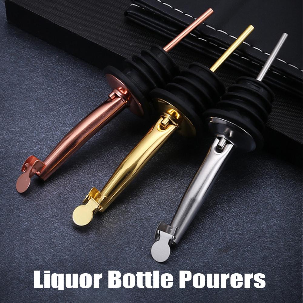 Oljetrattar i rostfritt stål med lock, flaskhällare, snabbhällare med pip, doserare för flaska olja