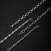 Trend men's and women's simple personalized stainless steel mixed bracelet, European and American ins style Cuban chain fashion trend bracelet chain