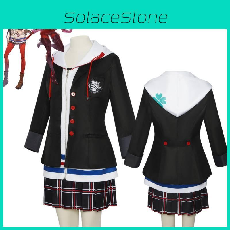 Elegant Persona 5 Ann Takamaki Cosplay Ensemble For Halloween And Cosplay Events Unisex Fit Design