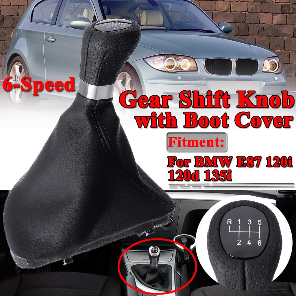 Shift Boot and E Brake Boot Set Vinyl Leather For BMW E46 99-04 M3 Style Stitch