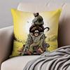 Classic Actor T-Terence Hill and Bud Spencer Cushion Cover Pillowcase Anti-dustmite Invisible Zipper Short Plush Sofa Cushion