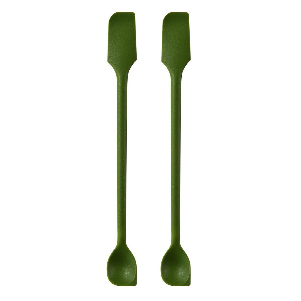 Dual-Head Silicone Jam Scraper & Spatula Set