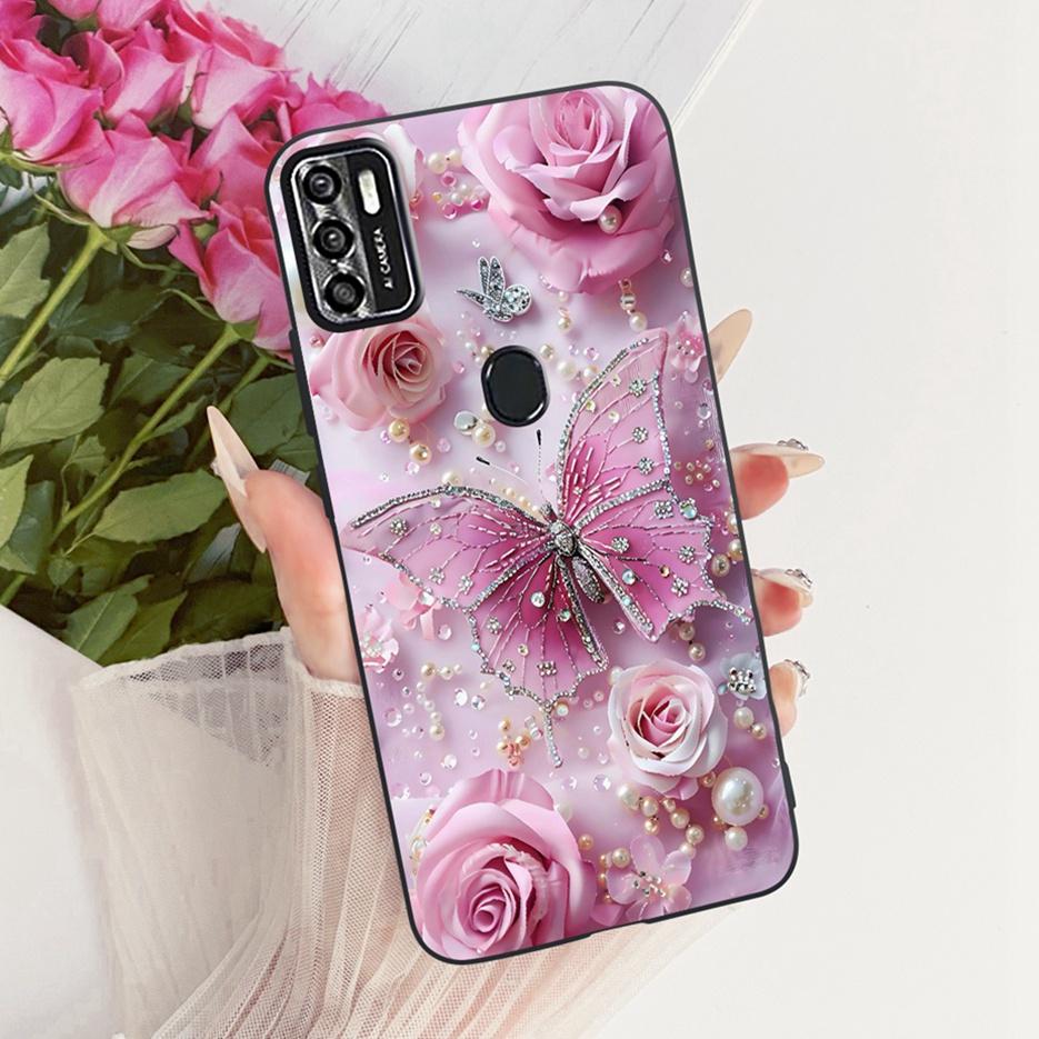 For ZTE Blade A7s 2020 Case A7020 Cute Lion Fashion Painted Cover Soft TPU Matte Phone Case For ZTE Blade A7s 2020 BladeA7s Bags