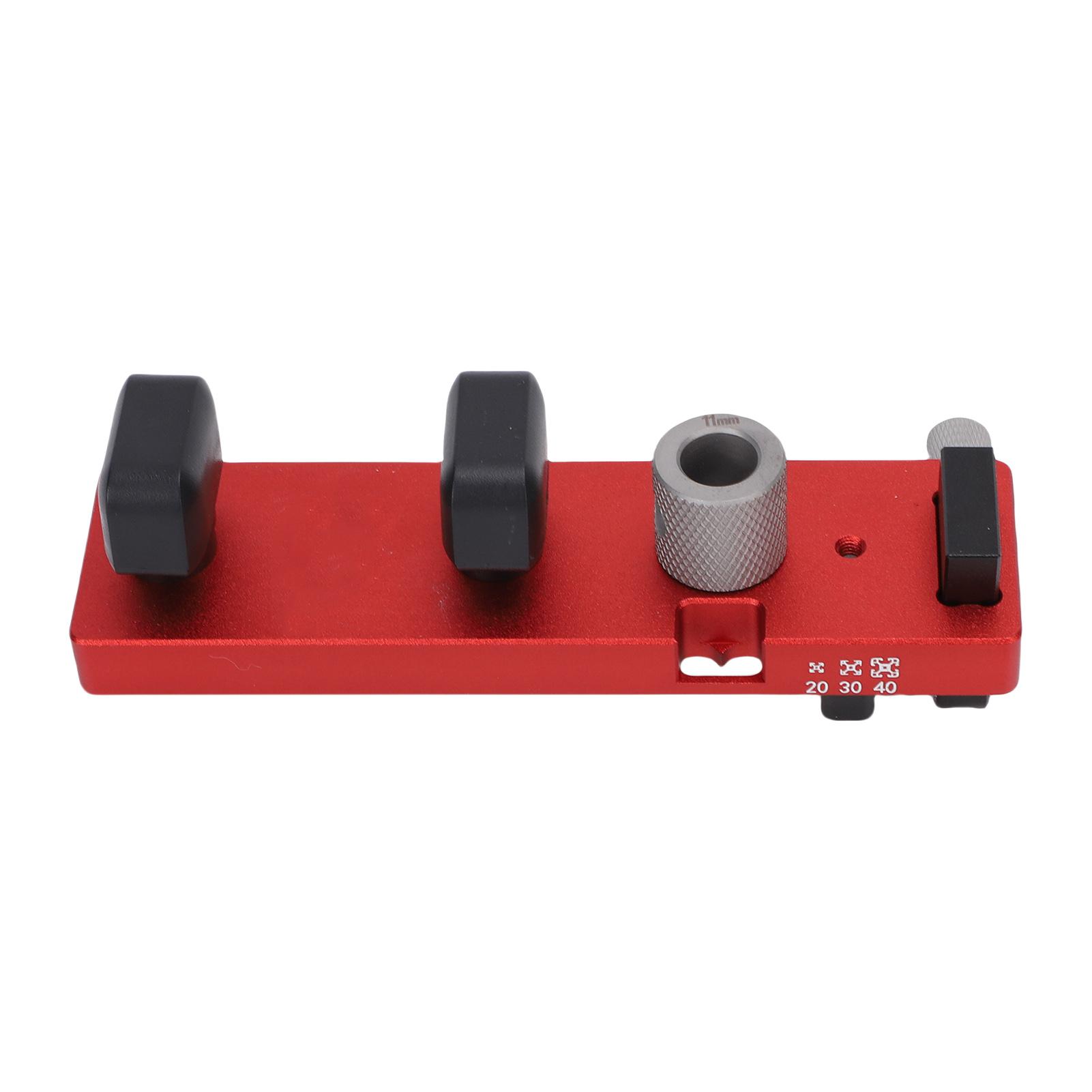 

Aluminum Profile Drilling Locator with Step Drill Bit Quick Positioning Hole Punch Guide Jig for 20mm 30mm 40mm Series