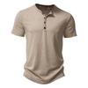 Summer New Men's Casual Business Solid Color Polo Short-sleeved Men