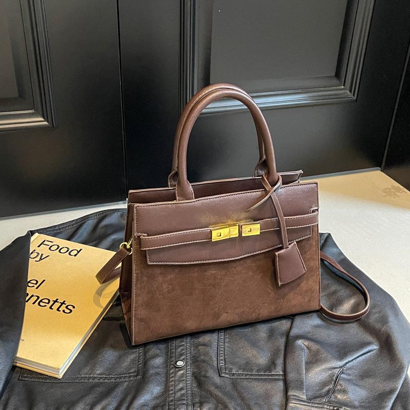 New women's bag fashion wind matte tote portable shoulder oblique span bag