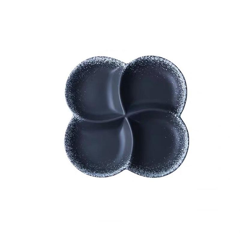 

Обеденная тарелка в японском стиле, керамическая тарелка с четырьмя сетками, бытовой разделитель, посуда, тарелка, тарелка для завтрака для взрослых 10