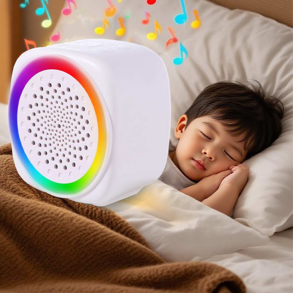 with RGB Lighting Baby White Noise Machine White Sleep Machine Sleep Sound Player Night Light  Home