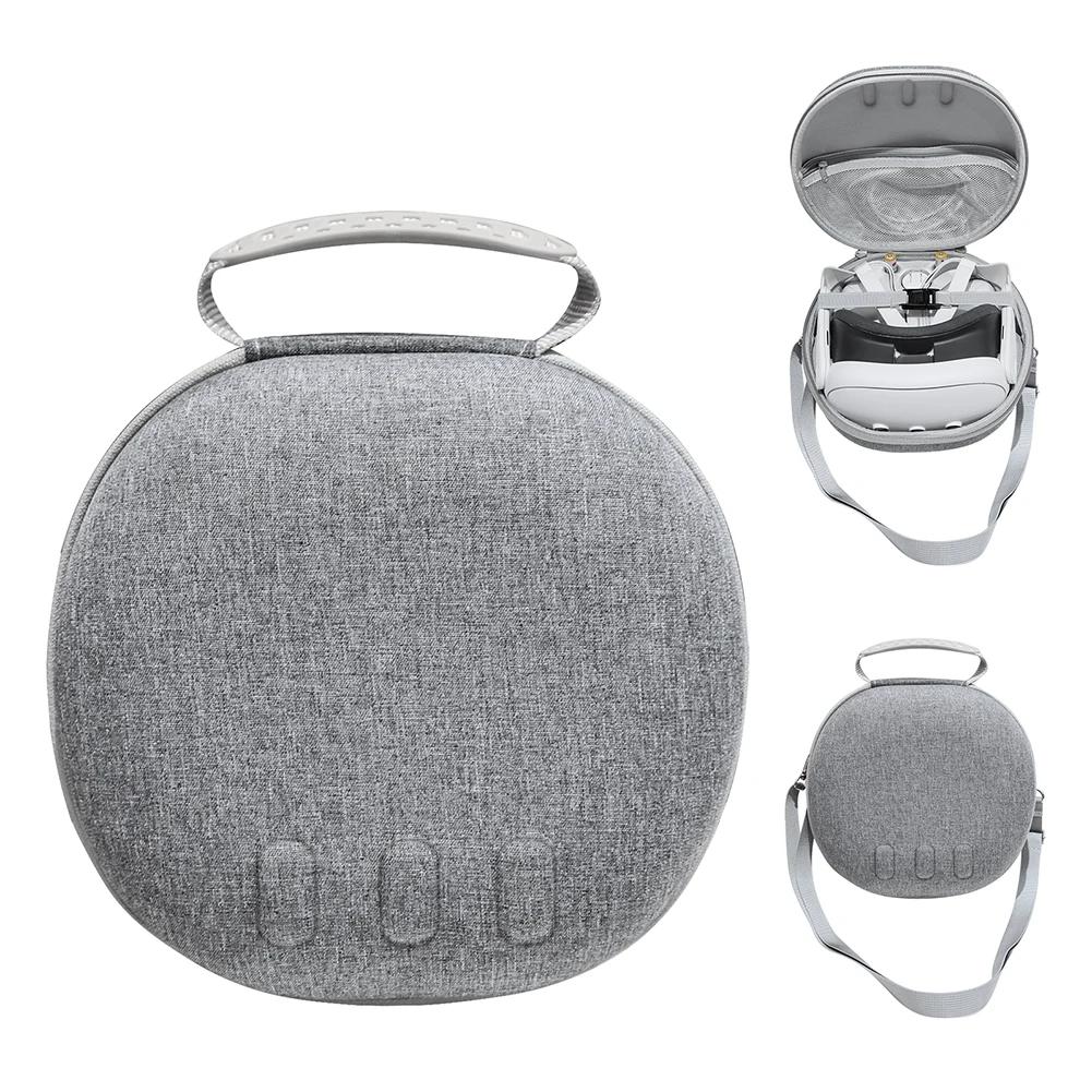 Portable Case For Meta Quest 3 Travel Carrying Case VR Larger Capacity Storage Bag For Quest 3 Protective EVA Bag VR Accessories