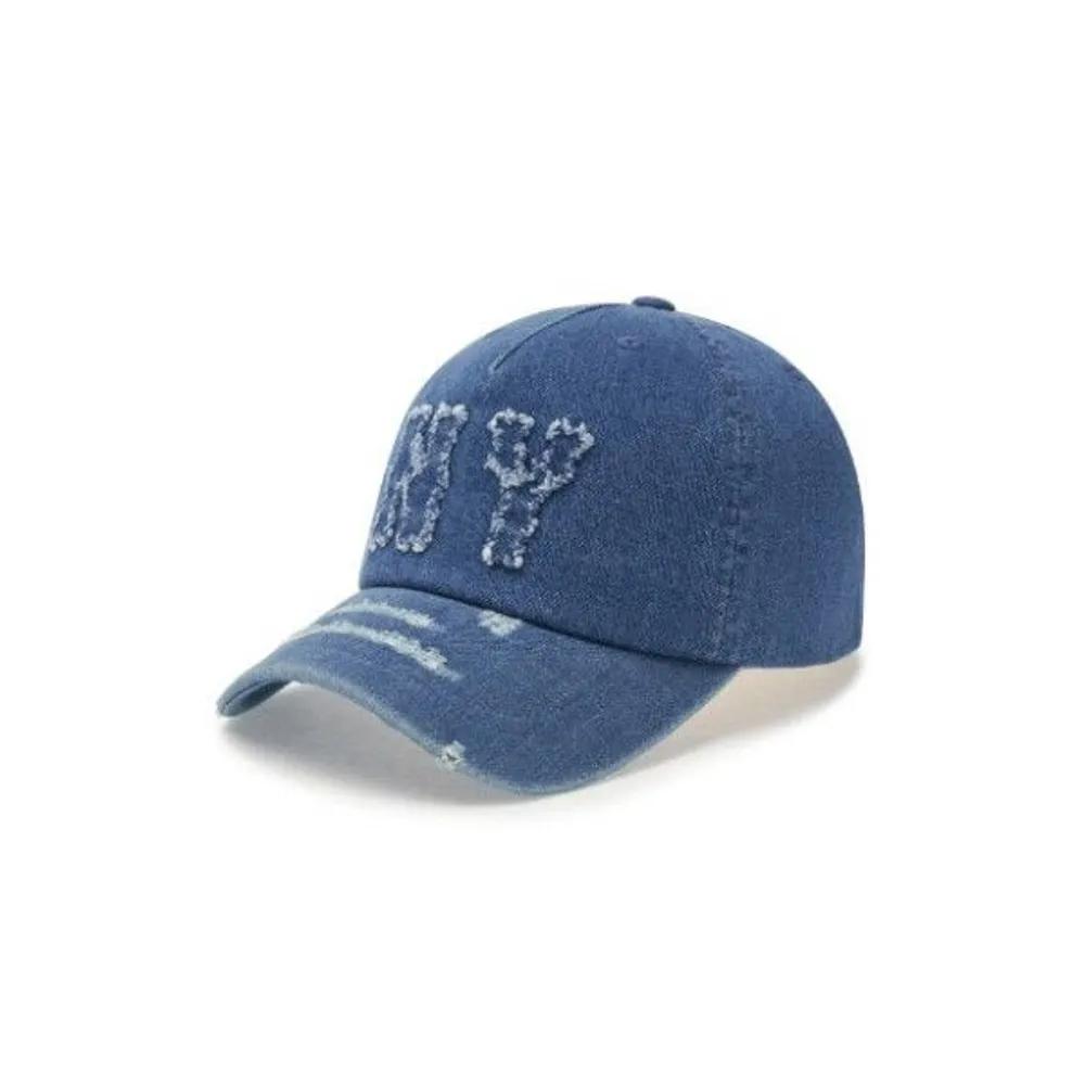 [MLB] Cap JQT 3ACPDS24N-50BLL Basic Coopers Denim 5PANEL Unstructured Ball Cap New York Yankees FREE