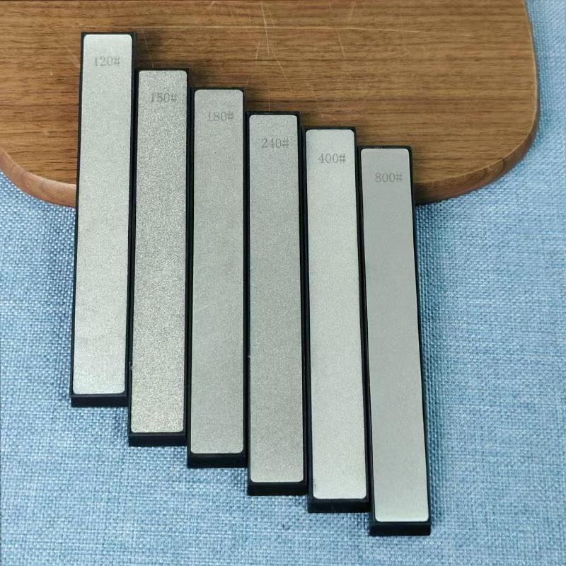 4pcs Diamond Sharpening Stones Set Multi-Grit Knife And Tool Sharpener with Angle Guide for Outdoor And Kitchen Use