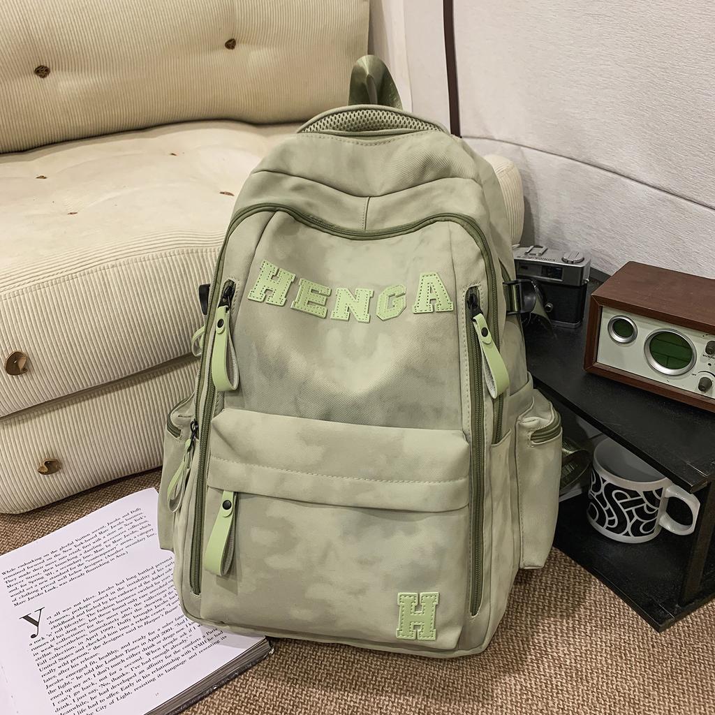 Schoolbag tooling style large capacity high school college student schoolbag male original niche junior high school casual American backpack female