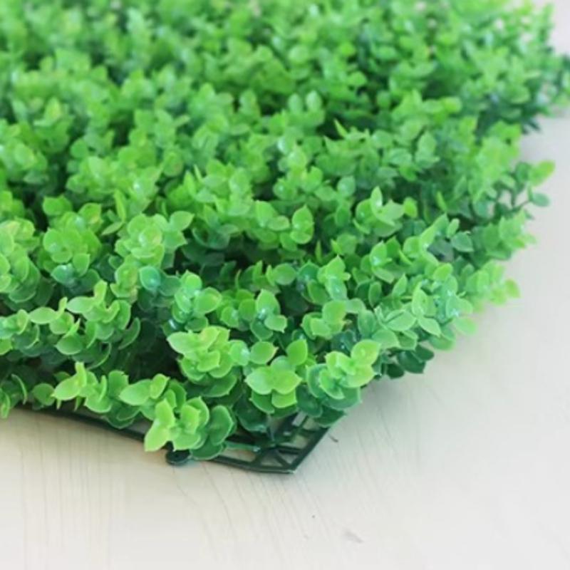 Simulated Plant Walls Fake Lawn Plastic Turf Thickened Base Plate Artificial Flower Wall Interior Wall Decoration and Landscap