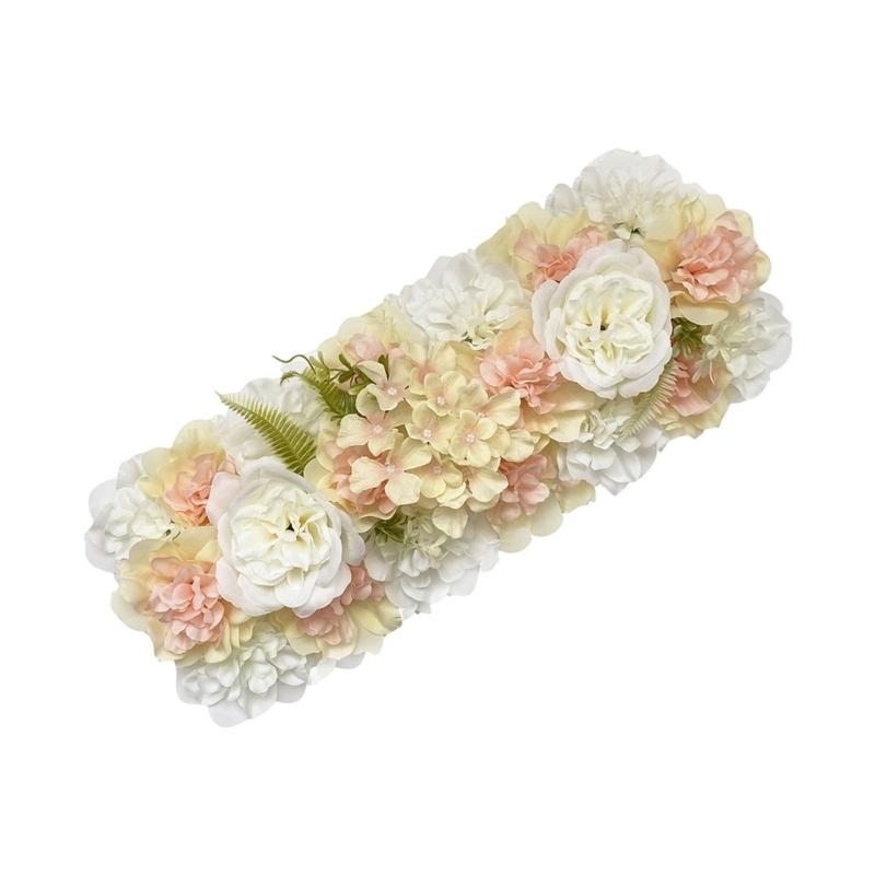 Realistic Silk Flower Decoration For Wedding Reception Anniversary Party Backdrop Wall Decors Ceremony Arch Layouts