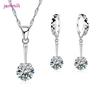European Brand JEMMIN Rainestone Pendant  Necklace/Earring Women Jewelry Sets Wholesale
