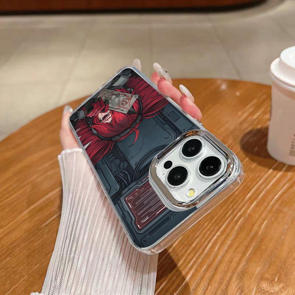 Fukouna Girl K-Kasane T-Teto Phone Case For Iphone 17 16 15 14 13 12 11 Pro Max Xr Air Plus Silicone Cover Silver Hard Shell Co