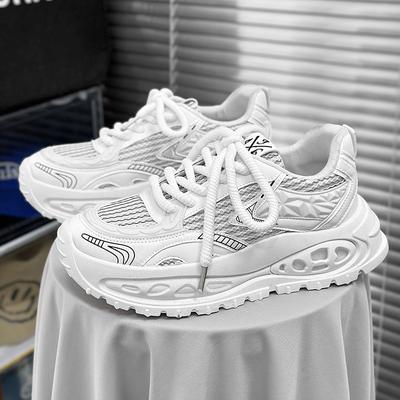 Paris Dad Shoes Men's Ninth Generation 2024 New Thick-soled Heightening Casual Sports Shoes Spring and Autumn Tide Brand