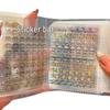 Cute Mini Diary Nail & Cheek Stickers for Kids - Decorative Small Pattern Nail Art Stickers