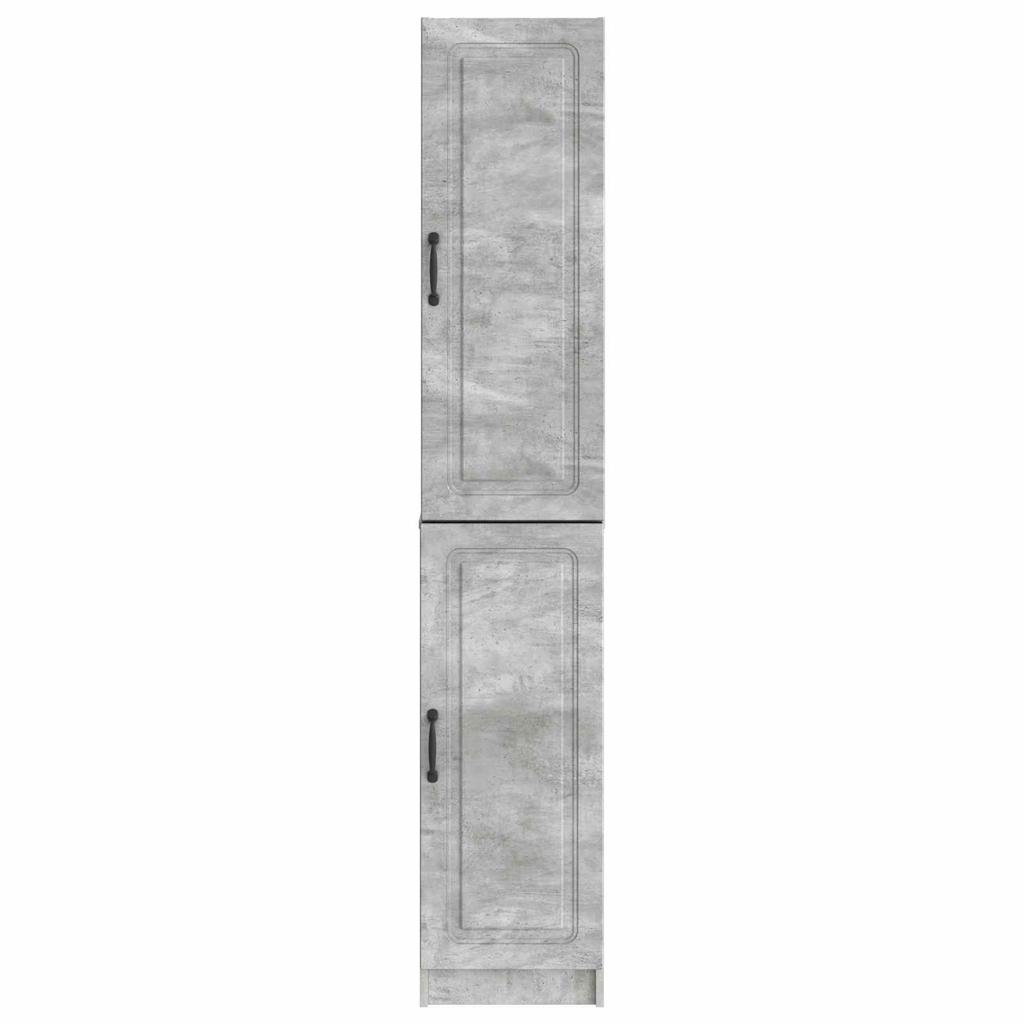 Cabinet Set 2 pcs Concrete Grey Particleboard