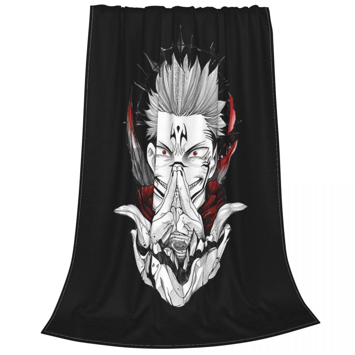 

Сукуна Одеяло Аниме Манга Фланелевое Смешное Теплое Плед Одеяла для Покрывала Зима 30x40in