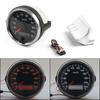 Tachometer Rostfrei 2 In 1 ABS Universal 85mm Tachometer für Außen 12/24(v) 2